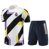 Conjunto de trajes de treino para futebol adulto 2023/24, masculino, cor curta, branco, verde, tamanho XL 10