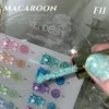 Nagellack macaron reflekterande glitter gel nagellack färg glänsande paljetter absorberar uv led lack nagelkonst dekoration 15 collors 230729