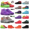 Autentisk OG Lamelo Ball MB.01 Basketskor pumpar män Rick och Morty Melo Lamelos Balls MB1 MB01 Outdoor Platform Shoe Sneakers Trainers