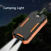 Cell Phone Power Banks 15W Qi Wireless Charger Solar Power Bank 30000/50000mAh 22.5W Fast Charging Powerbank for iPhone 12 Samsung Poverbank With Light L230728