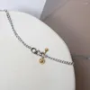 Anhänger Halsketten Davidi Geometrische Link Kette Golden Minimalist Punk Titan Stahl Für Frauen Mädchen Trendy Schmuck MG492