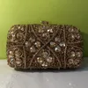 Kvällspåsar Xiyuan Goldsilver Purses Wedding Bridal Clutches Luxury Women Diamond Party Parse Lady Crystal Banket 230729