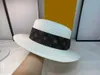 Fransk retro halm hatt lady spets pärla semester sunblock hatt platt halm vävt klassiskt mode solhat tidvatten