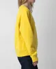 Zadig Voltaire 23SSデザイナースウェットシャツハーディープルーバークラシックレタープリント黄色の丸い首の女性スウェットシャツファッションカジュアルパーカートップス