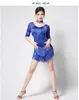 Scene Wear Dress Women Dance Clothes Dresses For Dancing Fringe kjol Latin