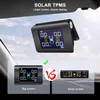 TPMS Zonne-energie Auto Bandenspanning Alarm 90 Verstelbare Monitor Auto Beveiligingssysteem Bandentemperatuurwaarschuwing new208q