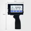 Impressoras manuais a jato de tinta industriais Versão em inglês Pequena máquina de codificação Data de produção Logotipo Impressora portátil