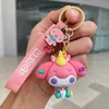 Новый стиль обнимайте Kawaii Kuromi для ключей Cinnamoroll Car Care Beard Bag Sending Pvc Doll Anime Toys подарок 2323