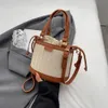 Bolsos de noche con cordón de paja para mujer