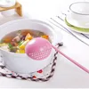 Ensembles de vaisselle Cuillère à soupe domestique La vaisselle à filtre en plastique à long manche peut être accrochée avec des cuillères à soupe multifonctionnelles Accessoires de cuisine