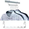 Guarda-roupa de armazenamento gancho de guarda-roupa cabides de economia de espaço 2 pçs racks de organização de armário vários cabides de roupas matal durável gancho1260v