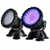 Projecteur d'aquarium multicolore de lumière d'étang submersible de 12V pour le réservoir de poissons de fontaine de jardin éclairage LED RVB avec télécommande254J