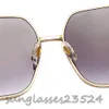 Klassiskt märke, Gradient Blend Lens Shade Mirror, Designer Luxury Solglasögon Solglasögon Glasögon 4332