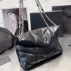 Дизайнер Loulou Puffer Chain Messenger Bag Bagerys Luxurys настоящие кожаные кошельки для модных сумочек золотые серебряные аппаратные буквы HASP Cross Body Bags Sags