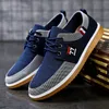 Canvas Casual Men's Sports Dress Lightweight Mesh Breathable Vulcanized Classic Fashion Lace Up Work Shoes 23072 80