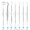 Professionelle Handwerkzeug-Sets 4/5-teiliges Werkzeug für Zahnschaber-Set, rostfreie Zahnpasten, Dental-Zahnarzt, Seek Mirror Instruments242P