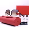 Classic Brand Designer Sunglass High Quality Metal Hinge Sunglasses Men Glasses Women Sun glasses UV400 lens and box 26