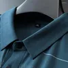 رجال Polos 7XL 8XL 6XL 2023 Autumn Business Style Shirt Men Long Long Mens Polo قمصان ذات جودة عالية من الذكور تي شيرت