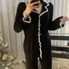 Vêtements de nuit pour femmes Loungewear Femmes Printemps Deux Pièces Coton All-match Casual Harajuku Pyjamas Ensembles Pyjamas À Volants Étudiants