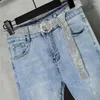 Jeans da donna Elastico Leggermente svasato Pantaloni corti a vita alta con frange per bambini Industria pesante Pantaloni a zampa di elefante Bambini piccoli