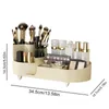 Opbergdozen 360 Roterende make -up organisator borstel lippenstift wenkbrauw potlood oogschaduwhouder draagbare desktop cosmetische organisatoren