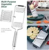 Fruit Vegetable Tools 4 in 1 Slicer Shredder Grater Cutter Manual Carrot Potato With Handle Multi Purpose Home Kitchen 230729