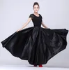 Roupas de palco saias femininas espanholas de flamenco cetim suave 10 cores plus size estilo cigano para performance trajes de dança do ventre