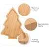 Storage Bottles Candy Plate Drink Container Kitchen Supply Cartoon Tray Appetizer Home Bamboo Decorative Dinner Christmas Dish Salad