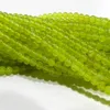 4mm Green Peridot Gemstone Round Loose Beads 15 330x