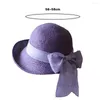 Wide Brim Hats Summer Hat Lightweight Solid Color Female Vacation UV Protection Visor Costume Accessories Straw Women