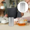 Storage Bottles 2 PCS Coffee Container Tea Canisters For Loose Bag Leaf Tinplate