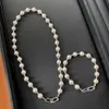 Strands Strings Designer Top Quality Pearl Necklace Bracelet Women Jewelry Wedding Brand Gift Trend