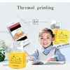 Portable Multi-Function Printer: Print Photos, Post-Its, 2D Codes, Text Lists & More - Ink-Free & BT Compatible!