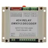 1 ПК, DMX-RELAY-4CH DMX512 Реле контроллера Использование для светодиодной лампы светодиодной стриптизме