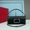 Designer damestas lederen handtas Crossbody tas imitatie kristal decoratief ontwerp tas vrouwelijke mode luxe clutch schoudertas