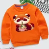 Sweats à capuche Panda japonais Ramen enfants vêtements filles Harajuku Animal dessin animé Y2k Streetwear bébé garçons sweat 230729