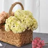 装飾的な花シミュレートされた植物アジサイマクロフェラホームデコレーションDIYフラワーアレンジメントマッチングマッチングウェディングサイトベッドルーム