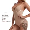Kadın şekillendiricileri tam vücut korse oyma sutyen sutyen tek parça seksi iç çamaşırı ince göbek bel kalça kaldırıcı süslü bodysuit shapewear