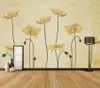 Tapeten, dekorative Tapete, Rosen-Schmetterling, 3D-Säule, Hintergrundwand