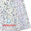 50pcs Bubble Mailers laserowe srebrne koła z kopertą wysiłkową Washined Poly Mailer Self Self Aluminizer Malury Bubble Koperty Bag319h