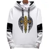 Moletons masculinos masculinos Faith Cross Jesus Print Pullover Man Splicing Designer Casual Sweatshirts Moda Manga Comprida Esporte Tops Para Masculino