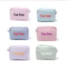 Cosmetic Bags Cases Monogrammed Embroidered Name Cosmetic Bag Personalized Makeup Case Bridesmaid Wedding Birthday Graduation Gift Travel Toiletry 230729
