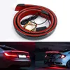 Voiture en fibre de carbone aileron arrière aile feux arrière barre clignotants DRL bande de lampe de frein 12V accessoires de voiture pour BMW Audi232x