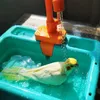 Andra husdjursmaterial Ganska bättre papegoja Perch Dusch Bird Bath Cage Basin Bowl Birds Accessories Toy 230729