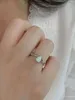 2023 nuevo anillo Aobao blanco de gota de plata esterlina S925 europeo y americano, anillo exquisito de alta calidad a la moda para mujer