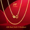 Strands Strings Tiyinuo Real Gold 18k Women S O Naszyjnik Klasyczny przyjęcie mody Znakomity biżuteria Prezent Zaręczenianie Pure Oryginalne AU750 230729