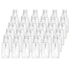 Förpackningsflaskor 30 ml 1 oz plastklart finmist spray påfyllningsbar liten bärbar tom flaskprovbehållare för resor väsentliga oi otqpb