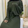 Abbigliamento etnico Abiti di moda musulmana Dubai Abaya Abito lungo Donna Islam Robe Ramadan Imposta modesto