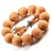 Strand Shuofeng Craft Taihang Cliff Cypress Armband Old Material Men's and Women's Literary Play Rosary Wool Wood