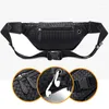 Waist Bags Designer Men's Weave Chest Pack Multi-Pocket Casual Fanny Money Phone Bag Luxury PU Leather Shoulder Belt